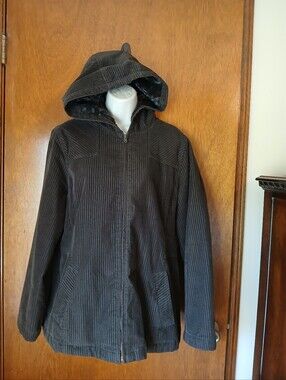 Sonoma Hooded "Corduroy" L